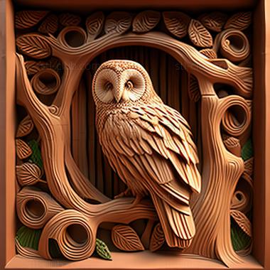 3D model st owl (STL)